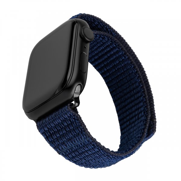 Fixed Apple Watch 38/40/41/42mm Armbånd Nylon Sporty Strap Blå