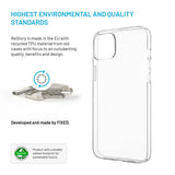 Fixed iPhone 14 Plus/iPhone 15 Plus Deksel ReStory Transparent