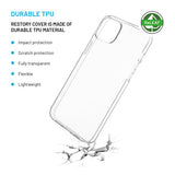 Fixed iPhone 14 Plus/iPhone 15 Plus Deksel ReStory Transparent
