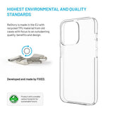 Fixed iPhone 15 Pro Deksel ReStory Transparent