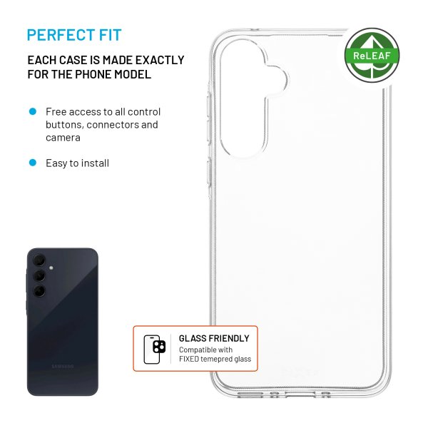 Fixed Samsung Galaxy A35 Deksel ReStory Transparent