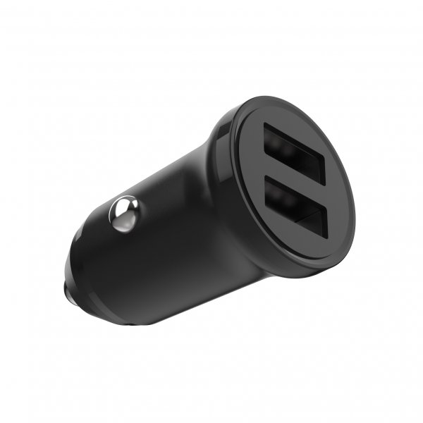 Fixed Mini Mobillader til bil 2xUSB-A 15W