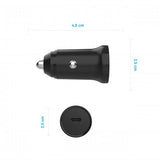 Fixed Mobillader til bil USB-C PD 3.0 20W