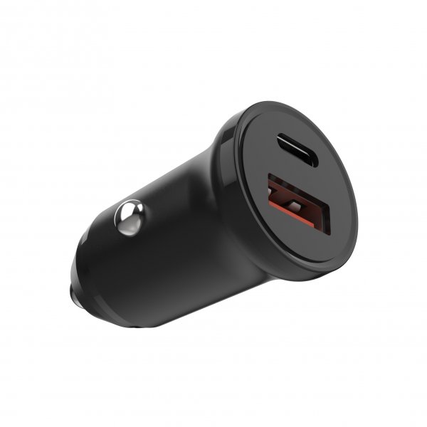 Fixed Mobillader til bil USB-C/USB-A 20W