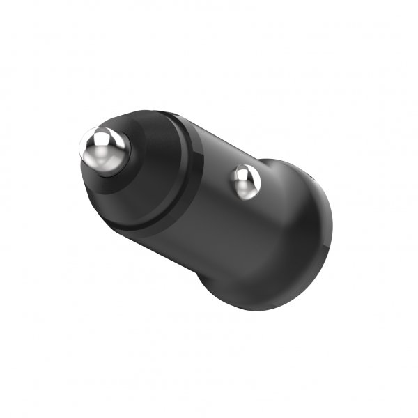 Fixed Mobillader til bil med USB-C Kabel 1m 20W PD Svart