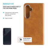Fixed Samsung Galaxy A55 Etui Opus Book Brun