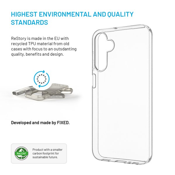 Fixed Samsung Galaxy A15 Deksel ReStory Transparent