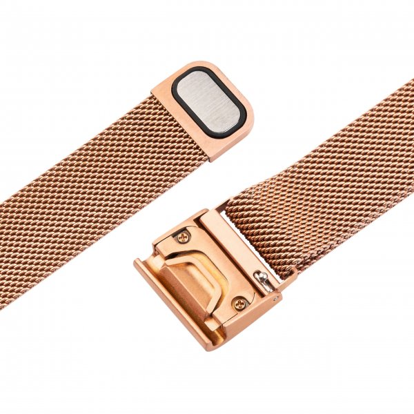 Fixed Garmin QuickFit 20mm Armbånd Mesh Strap Rosegull