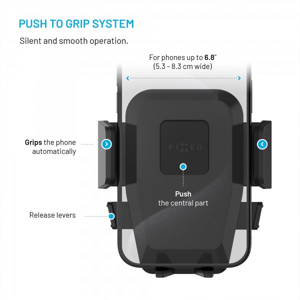 Fixed Bilholder Iconiq Lock Ventilasjon