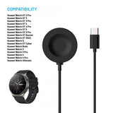 Fixed Lader Huawei Watch USB-C 1m Svart
