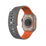 Fixed Apple Watch 42/44/45/46mm Armbånd Silicone Magnetic Strap Grå