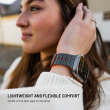 Fixed Apple Watch 42/44/45/46mm Armbånd Silicone Magnetic Strap Grå