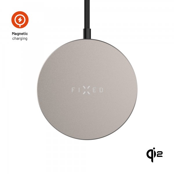 Fixed MagSafe Trådløs lader MagPad Slim 15W Qi2 Titan