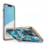 Supcase iPhone 13 Pro Deksel Cosmo Snap Blue Marble