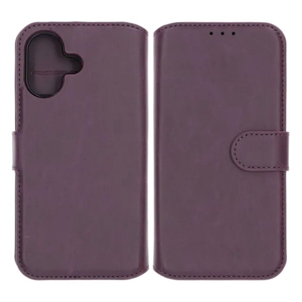Rvelon iPhone 17 Etui 4 Kortlomme Avtakbart deksel Lilla