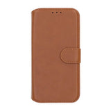 Rvelon iPhone 17 Etui 4 Kortlomme Avtakbart deksel Brun
