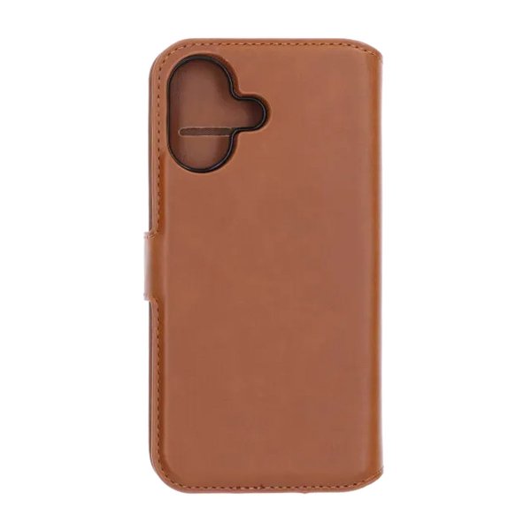 Rvelon iPhone 17 Etui 4 Kortlomme Avtakbart deksel Brun