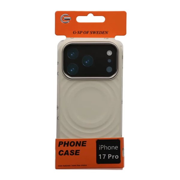 iPhone 17 Pro Deksel Silikon MagSafe Beige