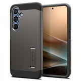 Spigen Samsung Galaxy S25 Deksel Tough Armor MagFit Gunmetal
