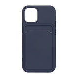 iPhone 12 Mini Deksel Kortholder Blå