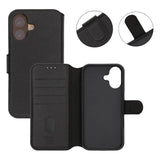 Rvelon iPhone 17 Etui Ekte Skinn Svart