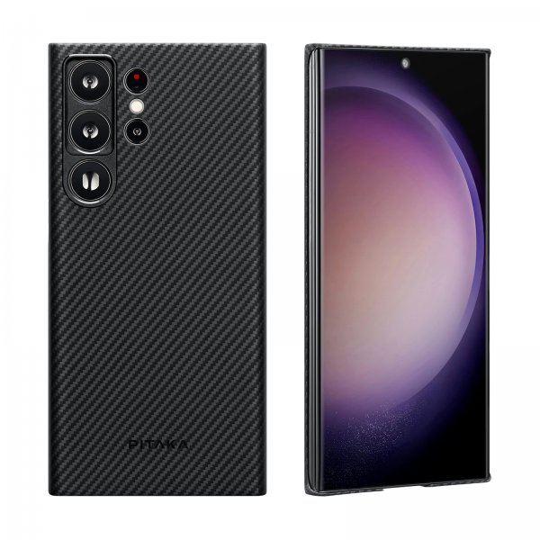 Pitaka Samsung Galaxy S23 Ultra Deksel MagEZ Case 3 Black/Grey Twill