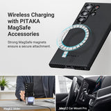 Pitaka Samsung Galaxy S23 Ultra Deksel MagEZ Case 3 Black/Grey Twill