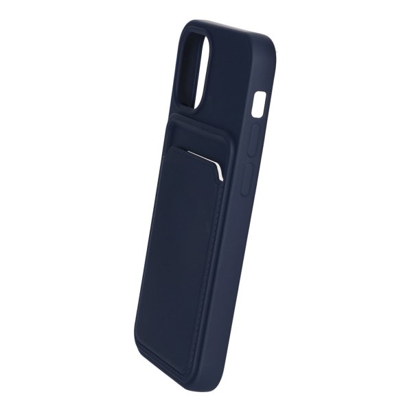iPhone 12 Mini Deksel Kortholder Blå