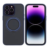 iPhone 14 Pro Max Deksel Roterbart Stativ Blå