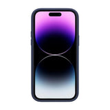 iPhone 14 Pro Max Deksel Roterbart Stativ Blå