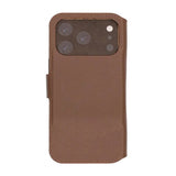 Rvelon iPhone 17 Pro Etui Ekte Skinn Brun