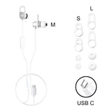 Mixx Kablede Hodetelefoner SoundPort USB-C Hvit