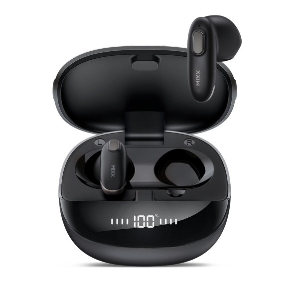 Mixx Trådløse Hodetelefoner StreamBuds Hybrid Charge 2 Svart