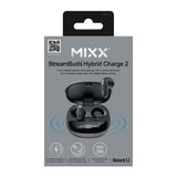 Mixx Trådløse Hodetelefoner StreamBuds Hybrid Charge 2 Svart