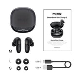 Mixx Trådløse Hodetelefoner StreamBuds Mini Charge 2 Svart