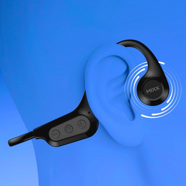 Mixx Trådløse Hodetelefoner Resonate Bone Conduction Svart