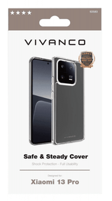 Vivanco Xiaomi 13 Pro Deksel Safe & Steady Transparent