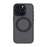 iPhone 15 Pro Deksel Roterbart Stativ Svart