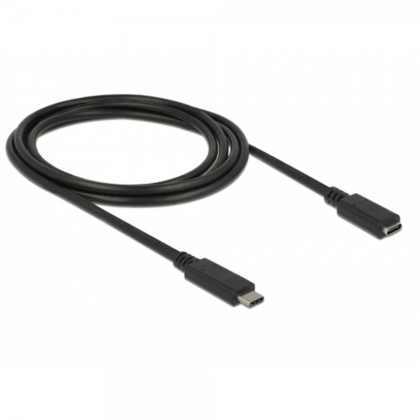 Delock USB-C Skjøteledning USB 3.1 Gen 1 SuperSpeed 2m
