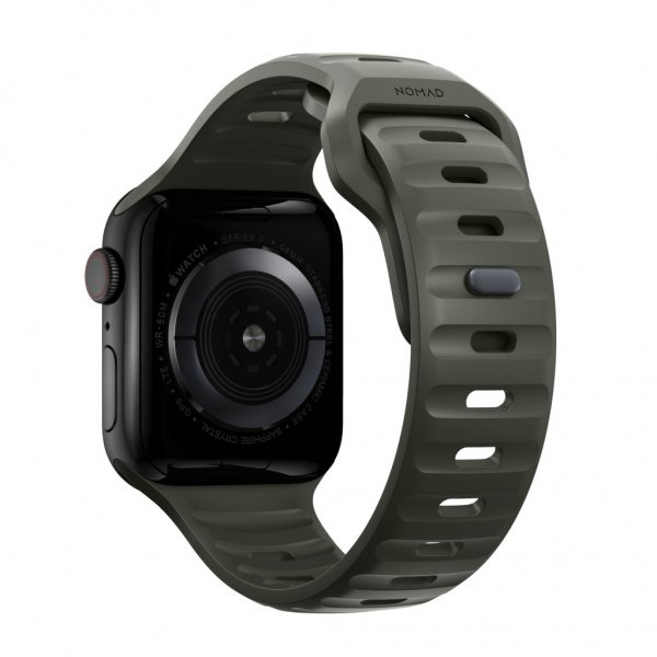 Nomad Apple Watch 44/45/46mm/Apple Watch Ultra Armbånd Sport Band Ash Green
