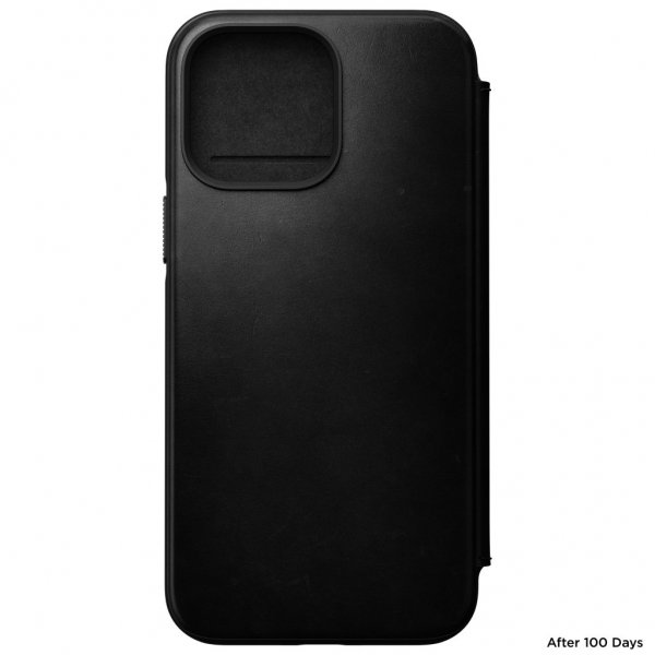 Nomad iPhone 14 Pro Max Etui Modern Leather Folio Horween Svart