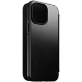 Nomad iPhone 14 Pro Max Etui Modern Leather Folio Horween Svart
