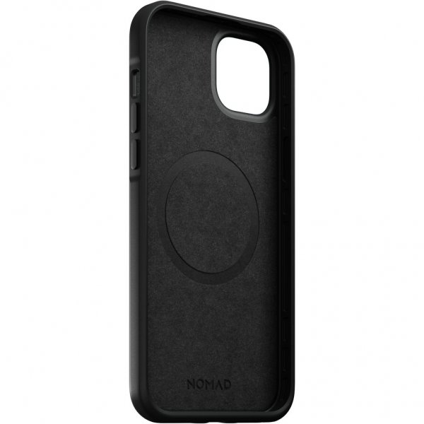 Nomad iPhone 14 Plus Deksel Modern Leather Case Svart
