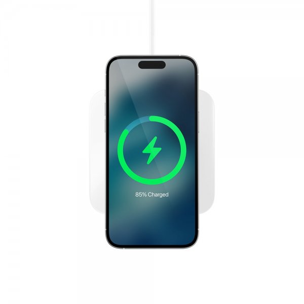 Nomad Trådløs lader Base Magnetic Charger Vit