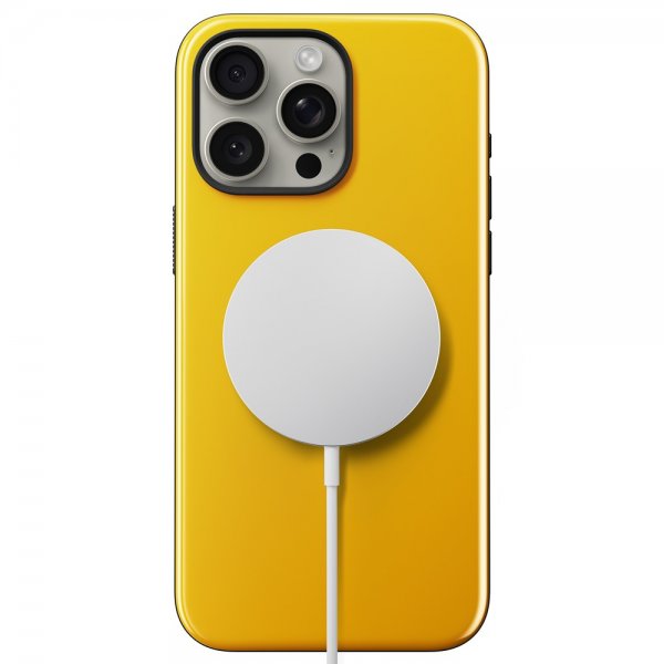 Nomad iPhone 15 Pro Max Deksel Sport Case Racing Yellow