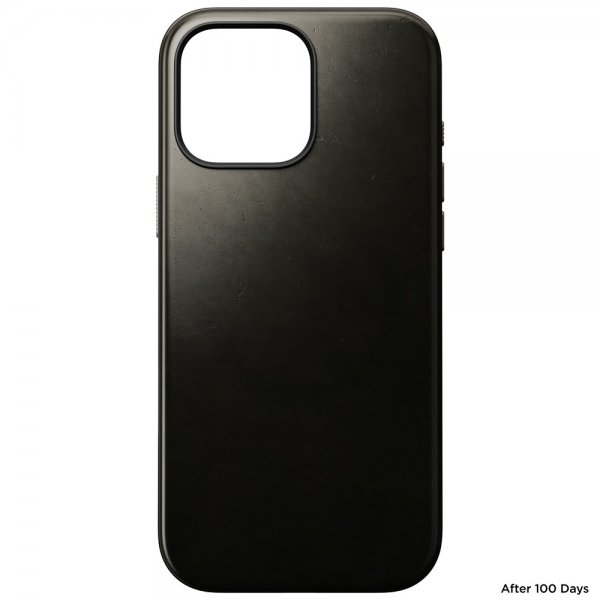 Nomad iPhone 16 Pro Max Deksel Modern Leather Case Horween Green Chrome