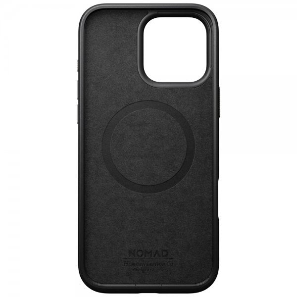 Nomad iPhone 16 Pro Max Deksel Modern Leather Case Horween Green Chrome