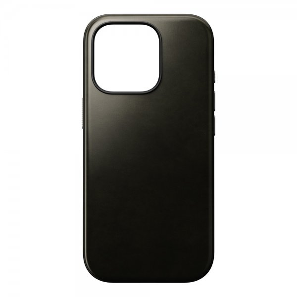 Nomad iPhone 16 Pro Deksel Modern Leather Case Horween Green Chrome