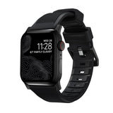Nomad Apple Watch 38/40/41/42mm Armbånd Rugged Band Black Hardware Svart