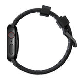 Nomad Apple Watch 38/40/41/42mm Armbånd Rugged Band Black Hardware Svart